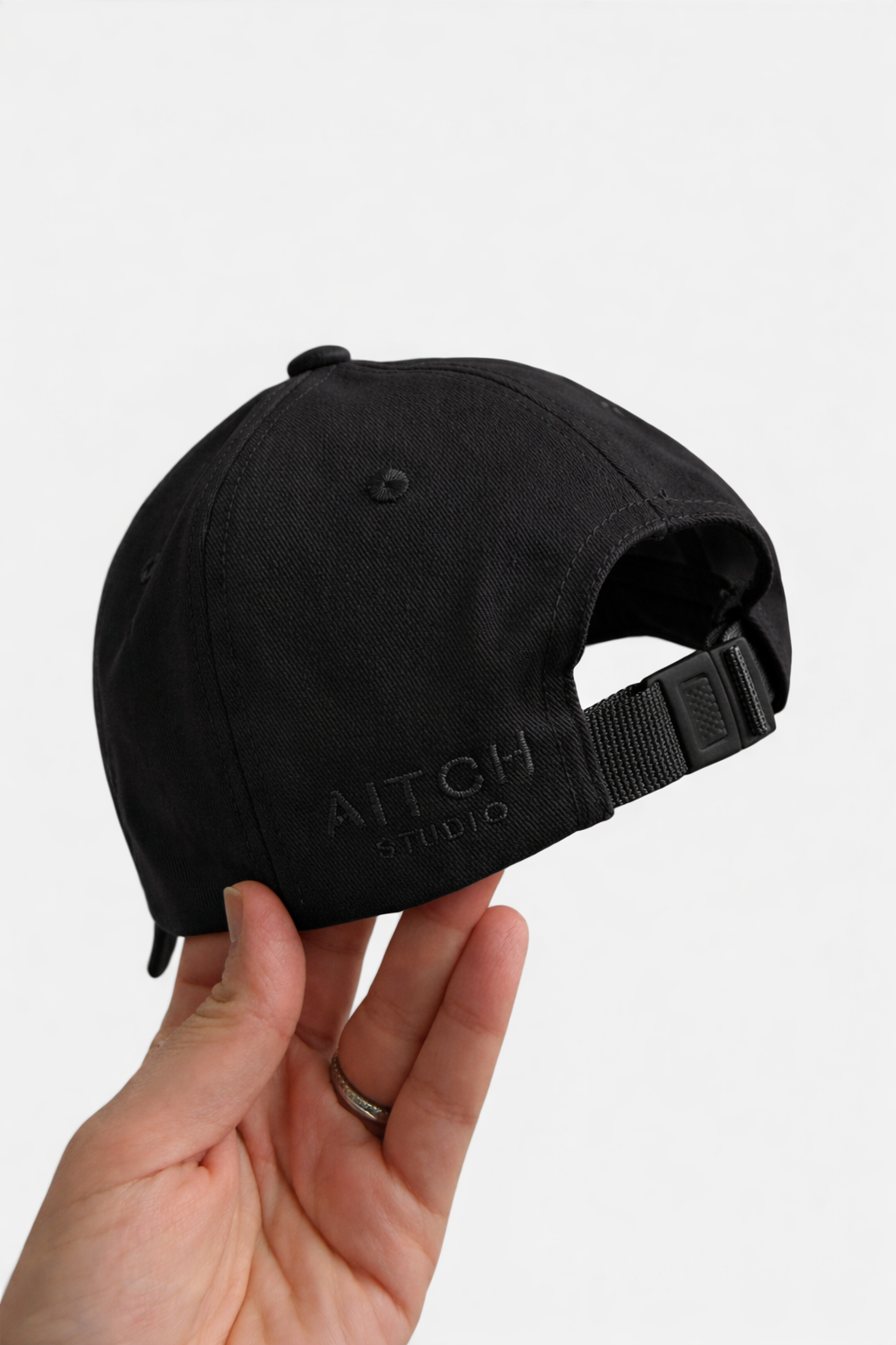 Unisex Snap Back Cap - Black