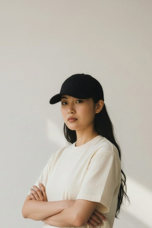 Unisex Snap Back Cap - Black