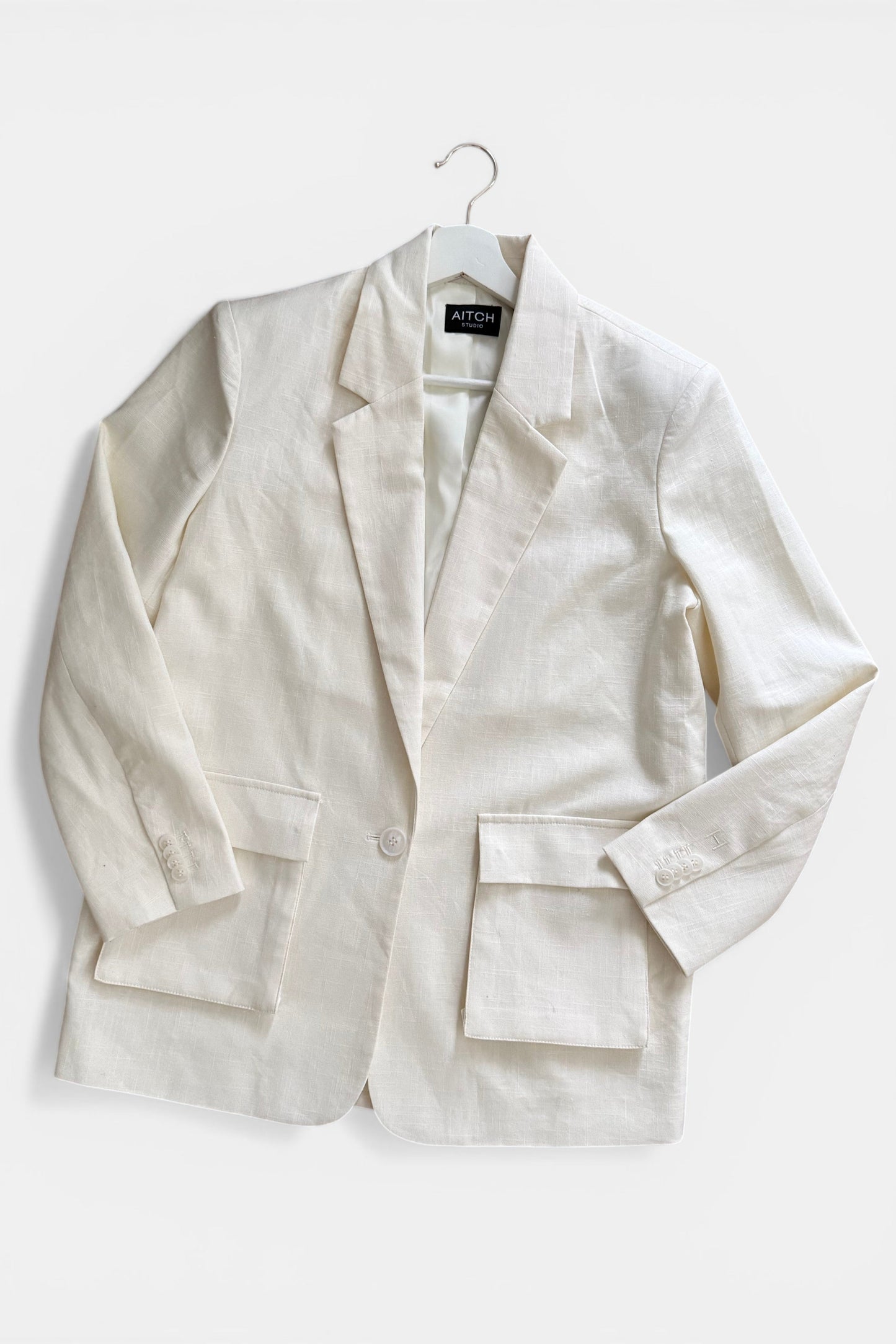 Nomad Oversized Blazer - Salt