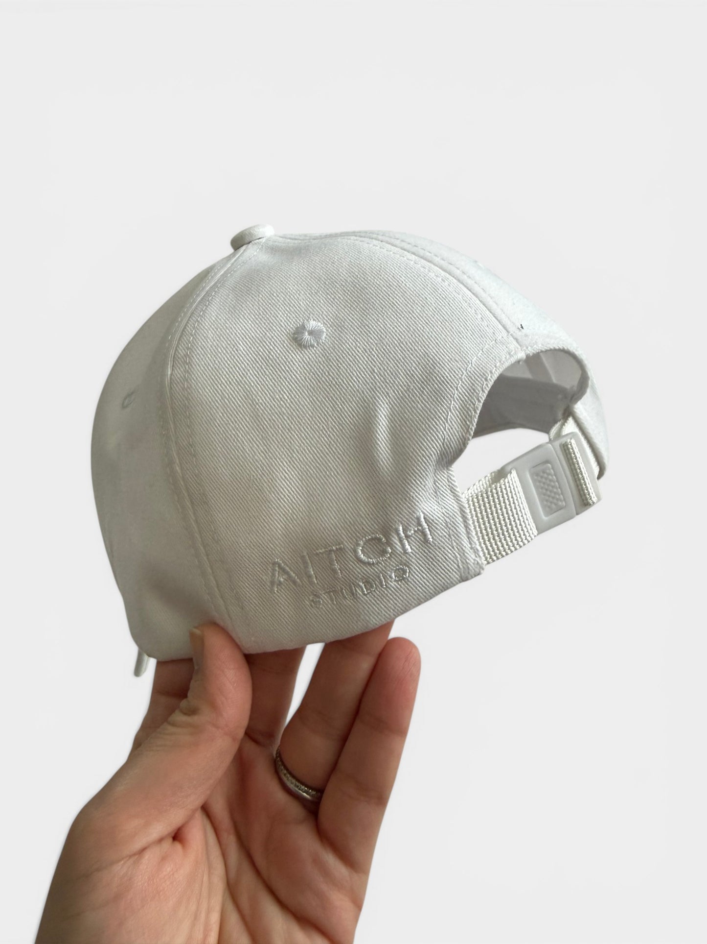 Unisex Snap Back Cap - White