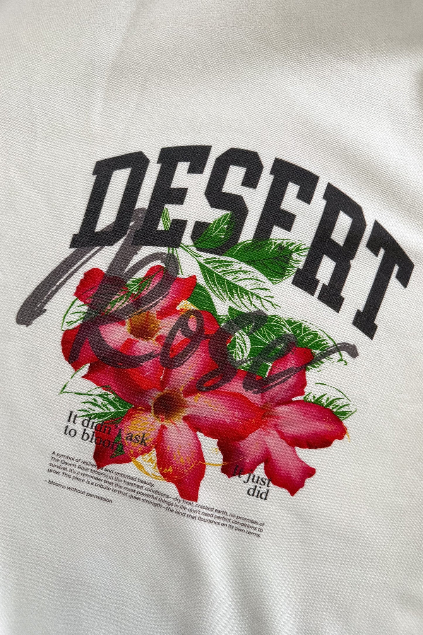 Essential Unisex Sweatshirt - Salt / Desert Rose Art