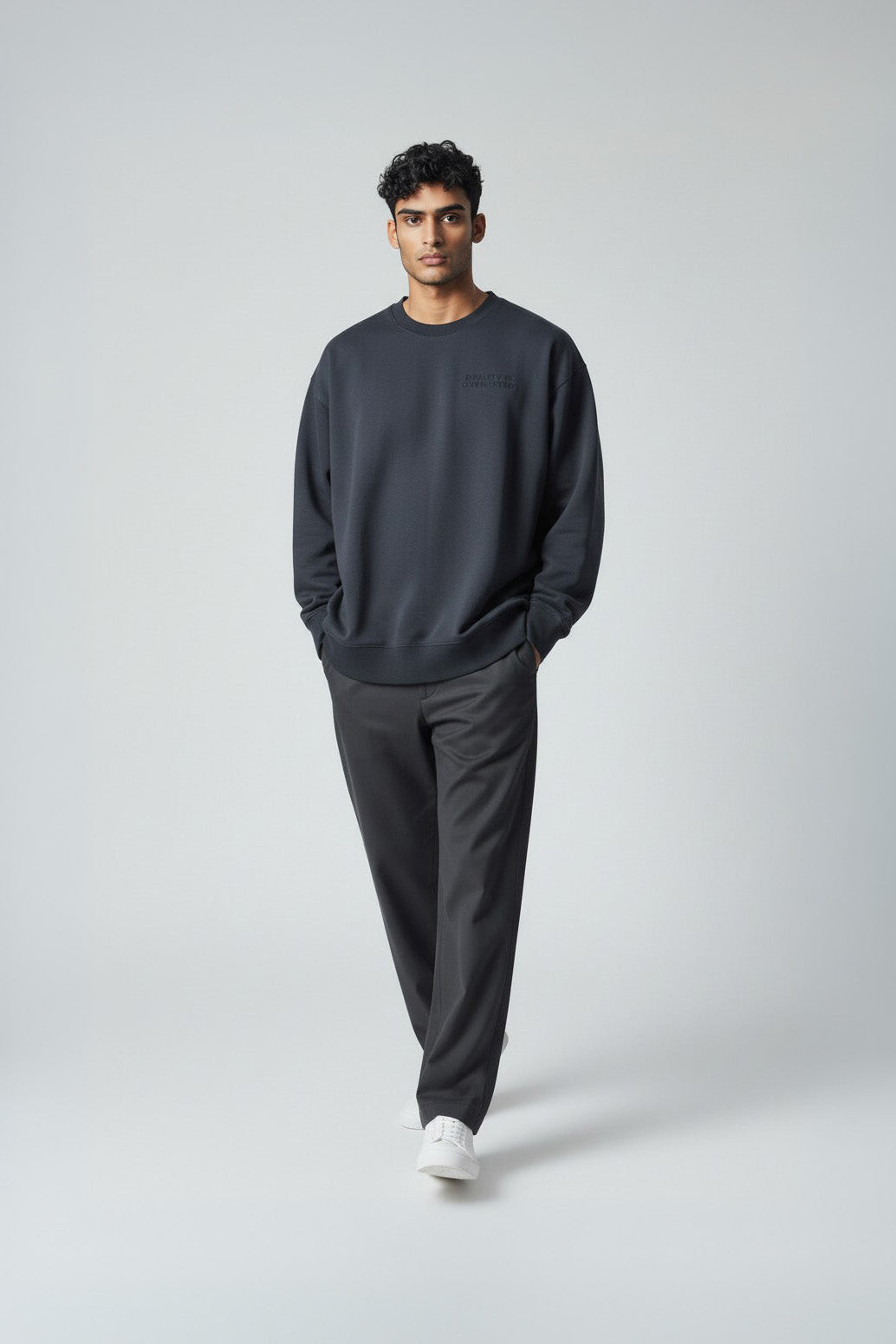 Essential Unisex Sweatshirt - Midnight Dune